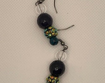 Beaded dangle earrings