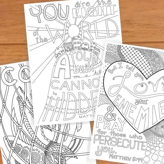 Matthew Coloring Pages - Etsy