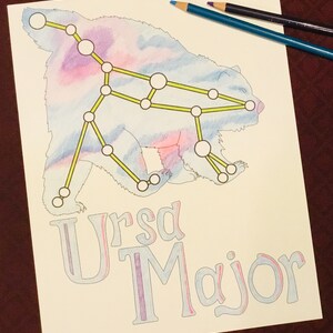 Constellations coloring pages - set 2