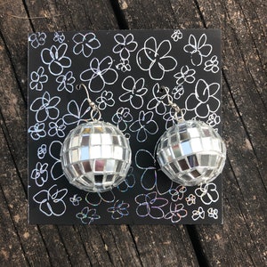 Disco Ball Earrings Eclectic Apparel
