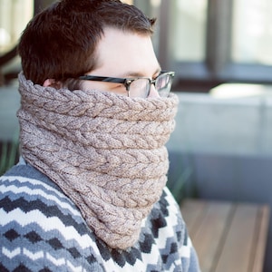 cable cowl knitting pattern → the bell choir
