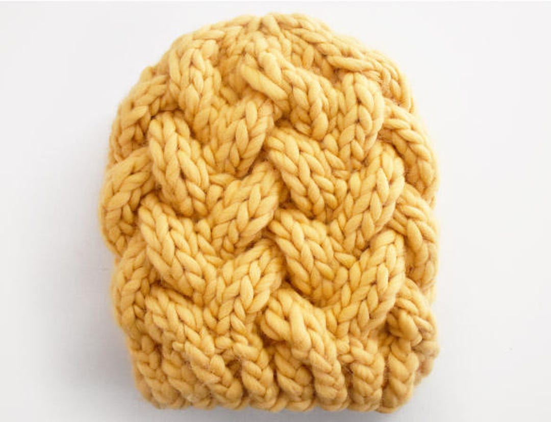 Super Bulky Cable Hat Knitting Pattern → the Patisserie Hat - Etsy