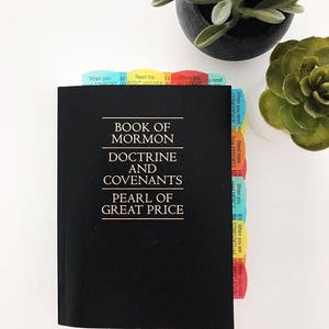 Limited Quantities COMPLETED TOPIC Tab Scripture Reference Book, Book of Mormon, gifts, missionaries, family reference, personal,,...