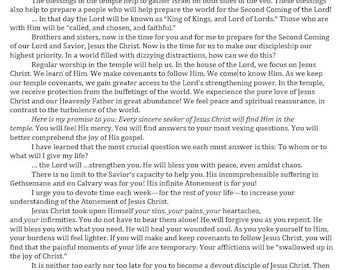 October 2024 General Conference Notes, Quotes & Outlines (Instant Download)