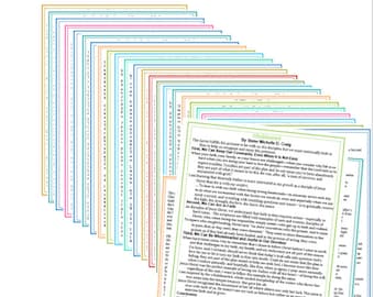 LDS General Conference Notes Cards, October 2022 (Instant Download)