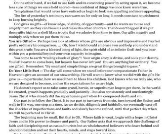 Oct 2025 LDS General Conference Simplified Notes (Instant Download)