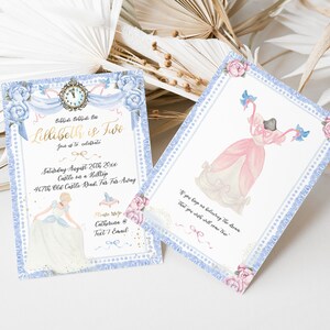 Watercolor Princess Invitation | INSTANT DOWNLOAD | Princess Party | 2nd 3rd 4th Birthday l Templett Download CW1-1