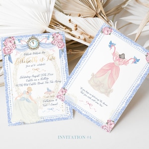 Watercolor Princess Invitation | INSTANT DOWNLOAD | Princess Party | 2nd 3rd 4th Birthday l Templett Download