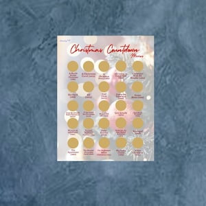 Christmas Scratch Off Movie Poster