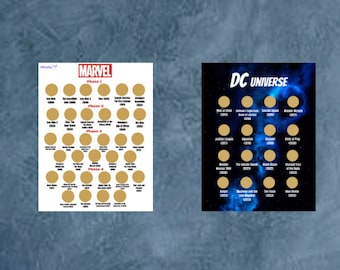 Scratch-Off Posters | Cinematic/Superhero Universe