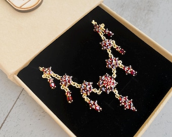 Antique Bohemian Garnet Necklace with Provenance
