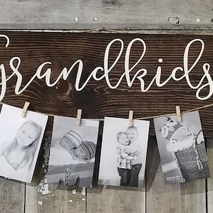 Grandkids,Memories,Our Journey,The kids, You and Me, photo sign, wedding, anniversary,Grandparents,nursery,Hand Painted Sign