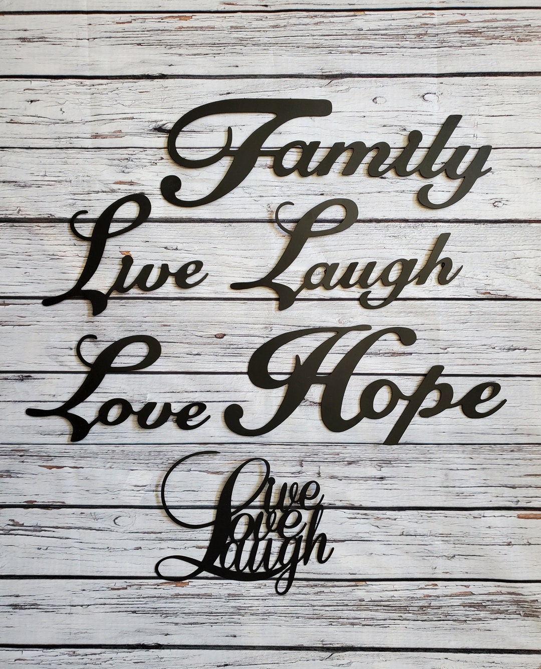 Metal Word Wall Decor/ Housewarming Gift / Realtor Closing Gift / Word