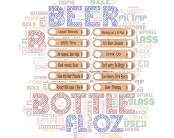 Otwieracz do butelek SVG Bundle/ Piwo SVG Bundle/ Cytaty o piwie SVG Designs/ Szklanka do piwa SVG/ Cytaty o alkoholu SVG/ Zabawne powiedzenia o piwie SVG