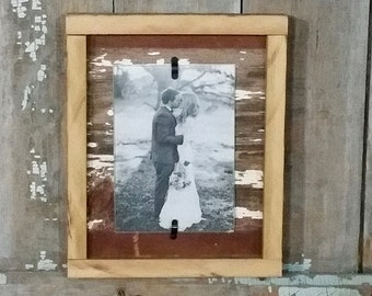 Barn Wood Picture Frame for wedding gift,baby Family, Best Friends, Boyfriend,Girlfriend,house warming