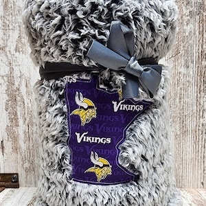 Minnesota Sherpa Blanket | Vikes | Lake and Cabin| Extra Plush Throw Blanket