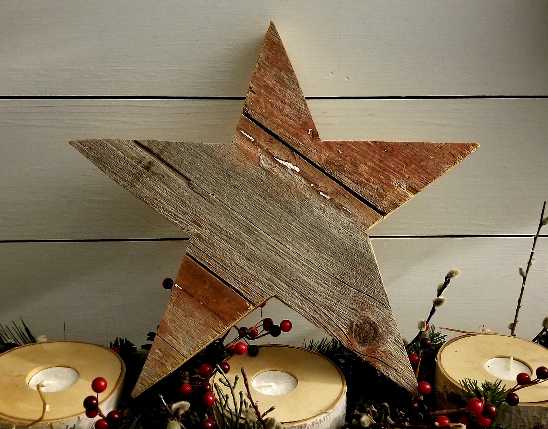 Barn Wood Star, Rustic Home Decor, Farmhouse Decor, Reclaimed Wood ...