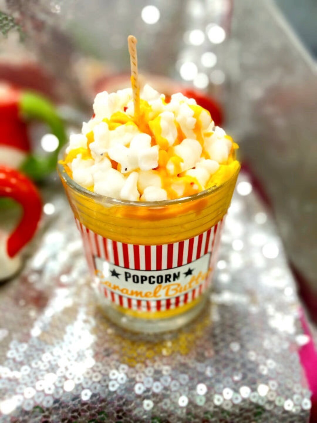 Popcorn Candle Movie Theater Popcorn Candle - Etsy