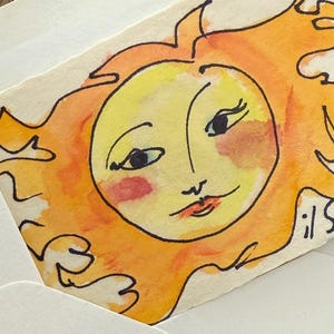 Hand-Painted Original Art Note & Greeting Cards – SMALL CARDS. Every card is a one-of-a-kind, hand-drawn and painted work of art.