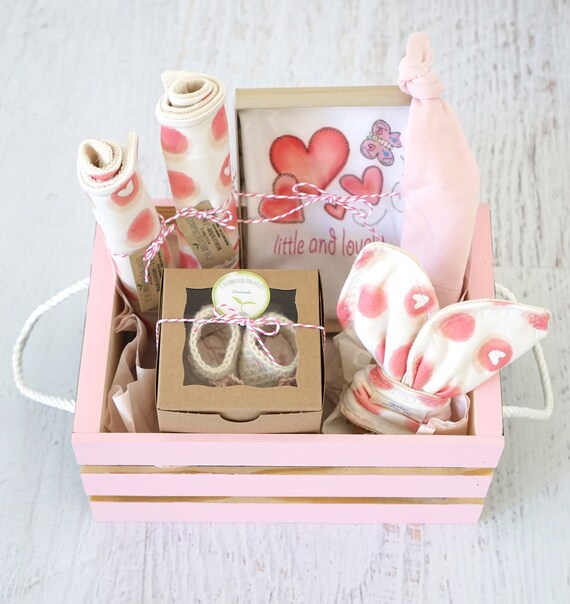 newborn girl gift basket