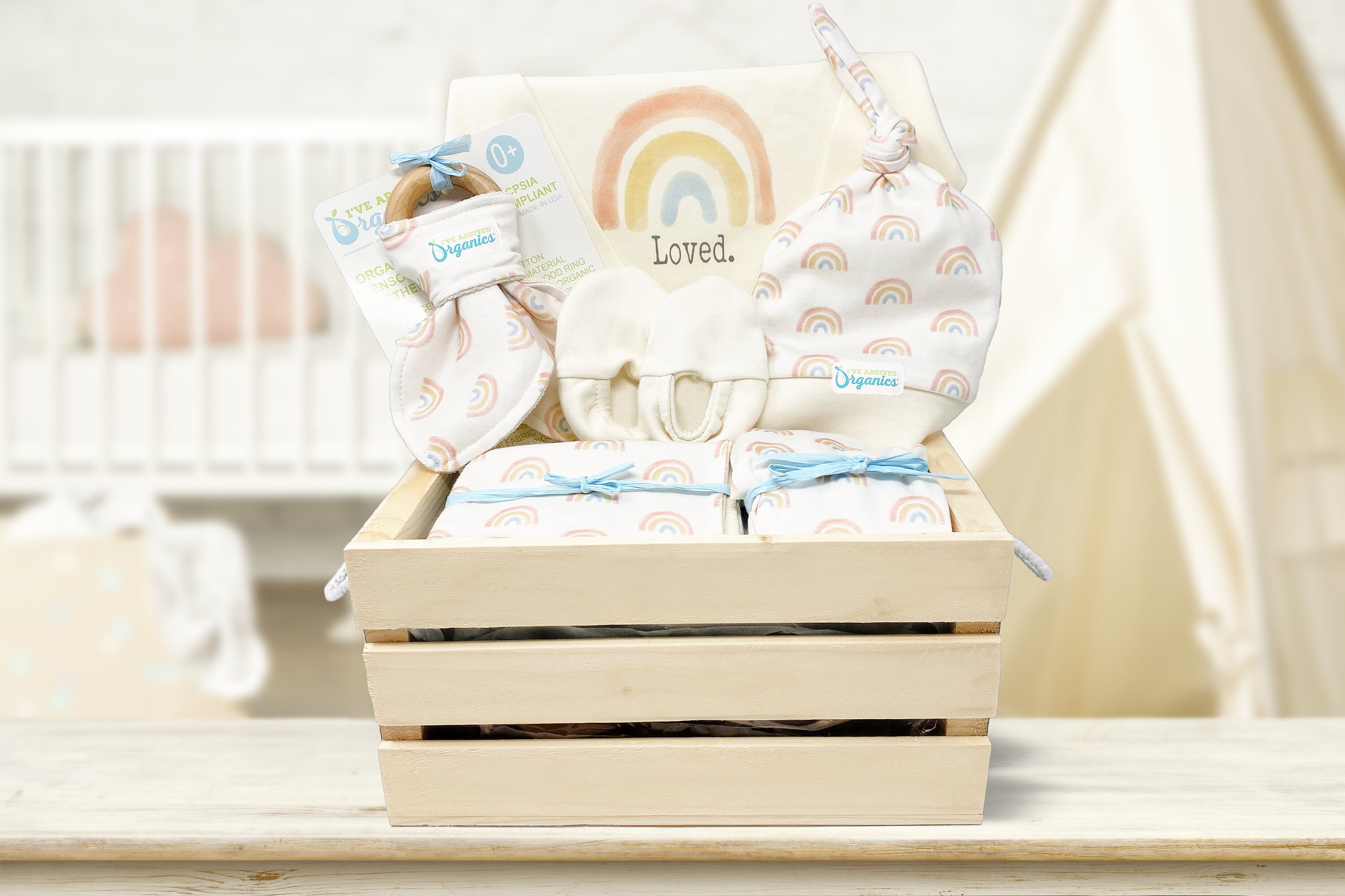 Gender Neutral Baby Gift Basket Organic Baby Clothes Unisex | Etsy