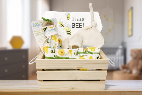 Custom Buzzing Bee Ceramic Bathroom Accessories Set (Personalized