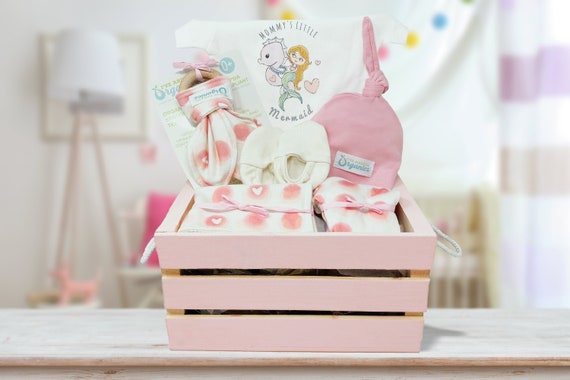 Kleding Meisjeskleding Babykleding voor meisjes Pyjamas & Badjassen BABY SHOWER gift GIRL set with Custom Gift Box 