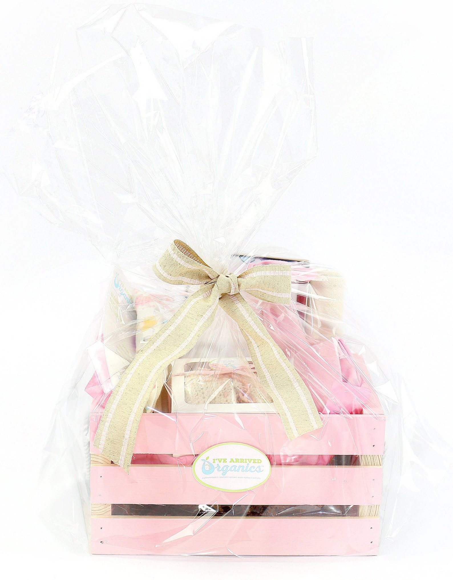 Baby Girl Gift Basket Personalized Baby Gift Organic Baby Etsy