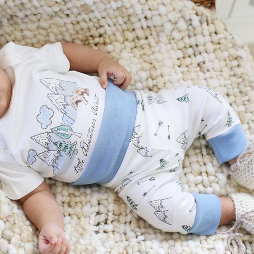 Organic Baby Boy Clothes Adventures Await Organic Baby Etsy