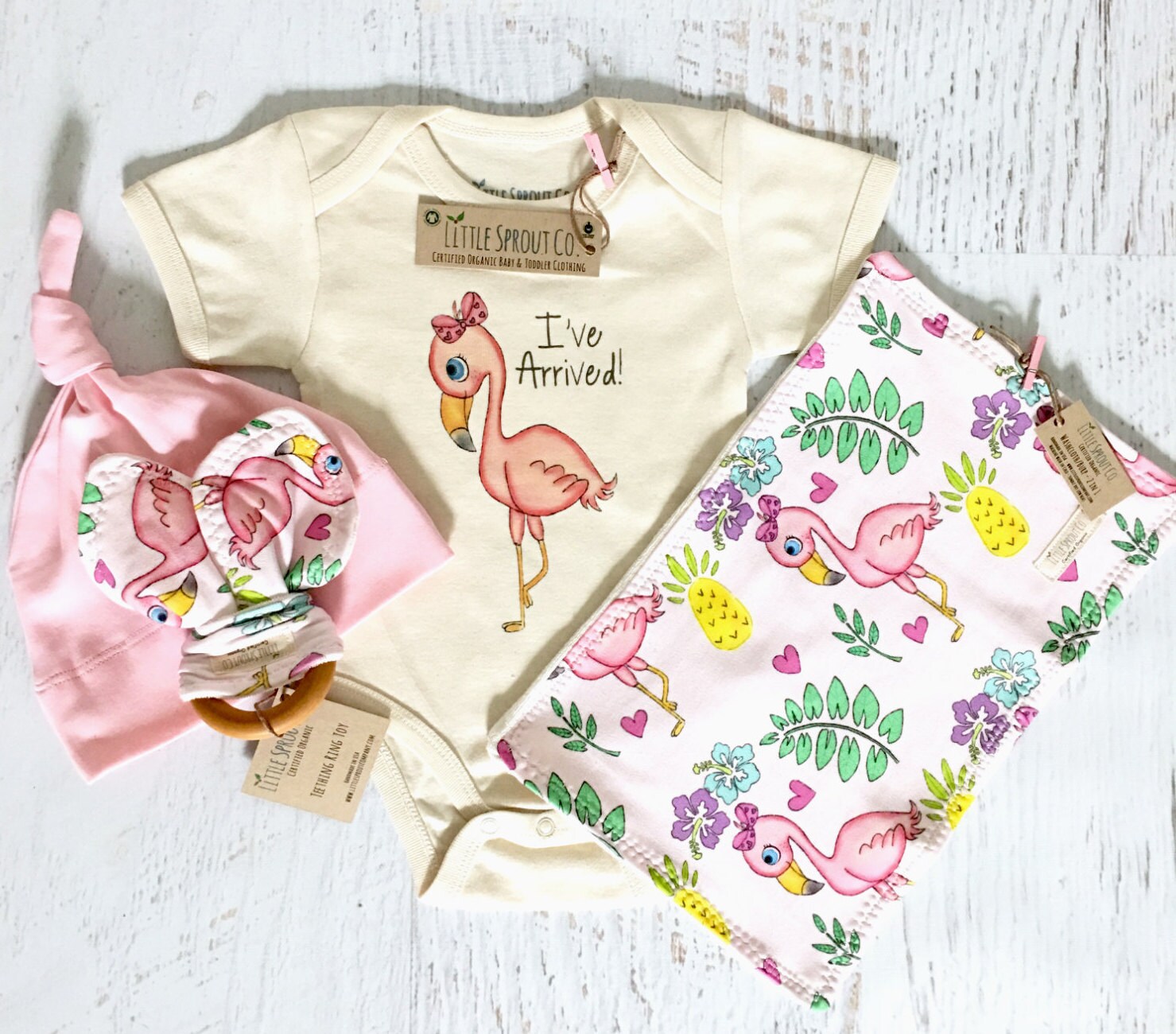 Baby Shower Gift Baby Girl Gift Set Organic Handmade Set Etsy