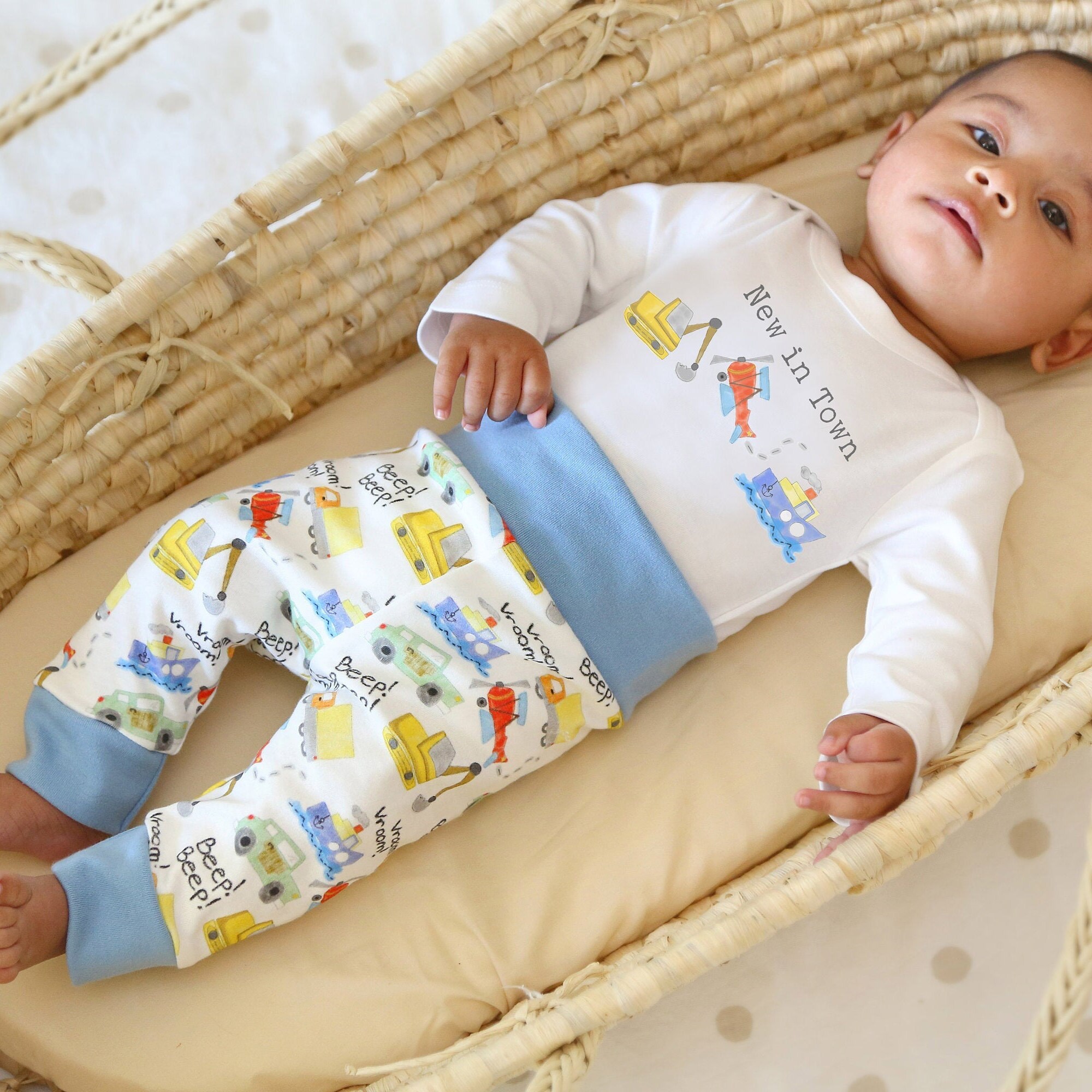 Baby Boy Gift Basket Organic Baby Clothes Personalized Baby Etsy