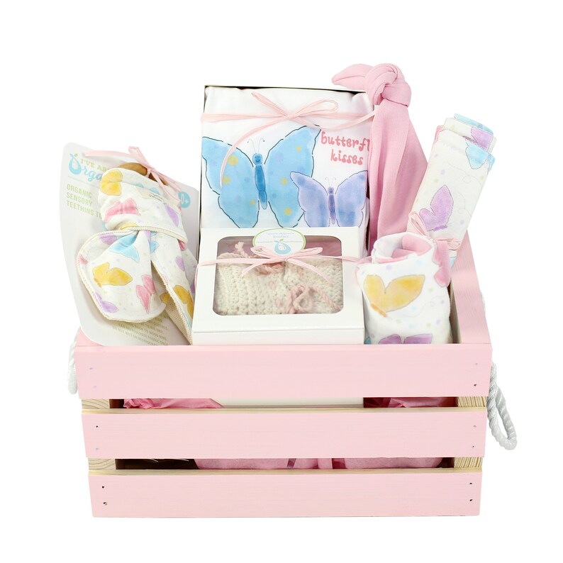 Organic Baby Clothes Baby Girl Gift Basket Butterflies and Etsy