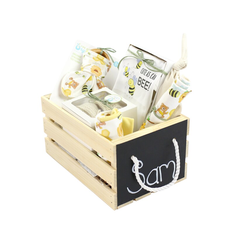 Organic Baby Gift Basket Bumble Bee Baby Clothes Bumble Bee Etsy