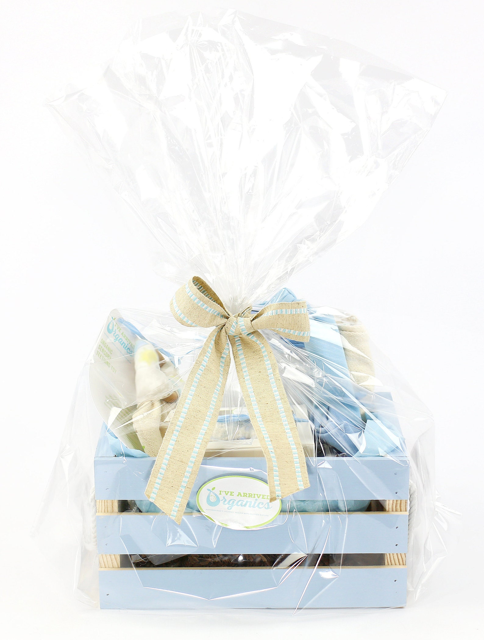 Baby Boy Gift Basket Organic Baby Clothes Personalize Etsy