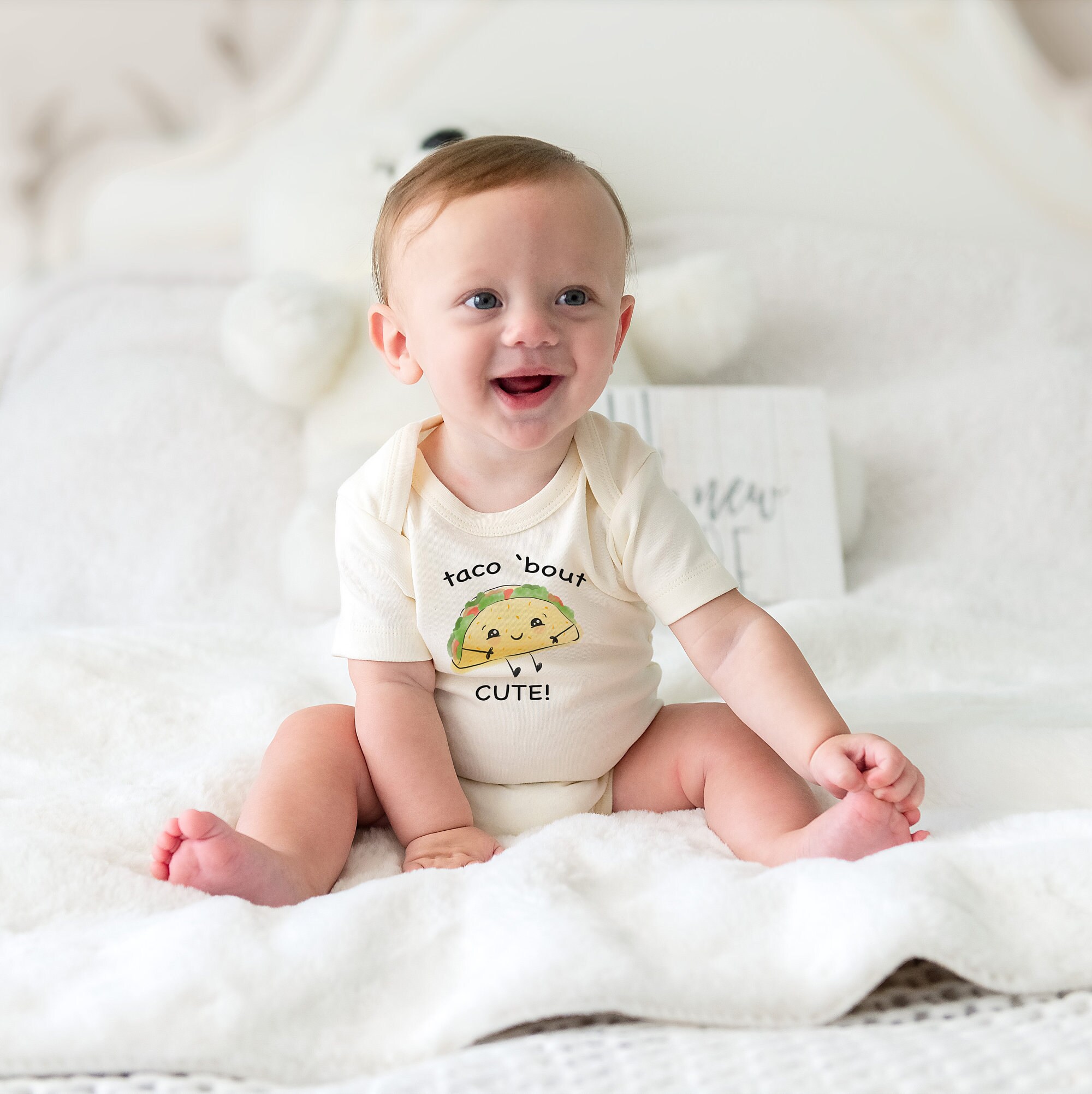 Gender Neutral Baby Gift Basket Organic Baby Clothes Tacos - Etsy