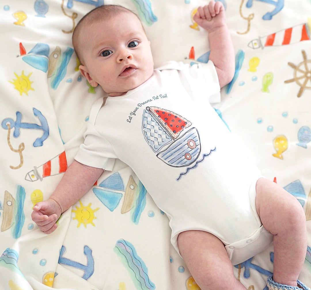 Nautical Baby Clothes Baby Boy Sailboat Clothes Organic Etsy