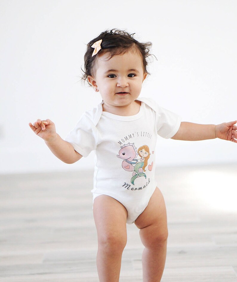 Baby Girl Gift Basket Organic Baby Clothes Mermaid Baby Etsy