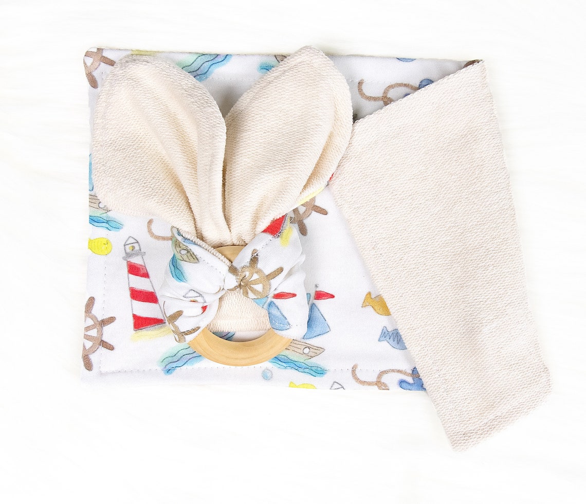 Nautical Baby Boy Gift Set Organic Personalized Handmade Etsy