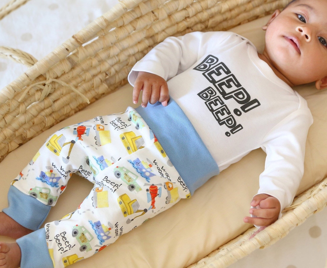 Organic Baby Boy Clothes, Things in Motion, Organic Baby Outfit