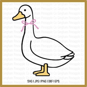 Dummer Gans mit Schleife