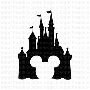 Castle svg, princess svg, castle clipart, magic kingdom svg