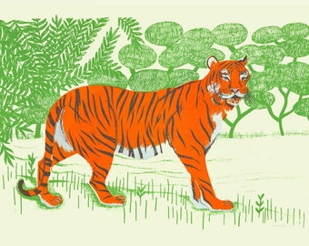 Mangrove Tiger Screen Print