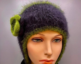 Felted Earflap Hat