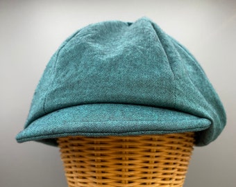 Cotton Newsboy Cap: Lightweight Lined Hat (22-25")