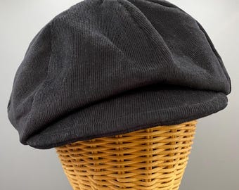 Corduroy Newsboy cap