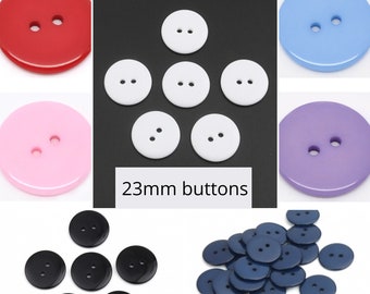 Multiple Sets Available 10 10mm Bright Red Ball Plastic Buttons