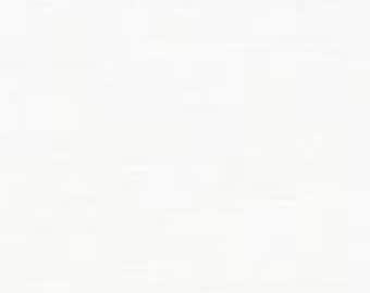 WHITE Kona cotton fabric by the half or quarter yard, whit Robert Kaufman designer quilting and apparel 100% cotton fabric