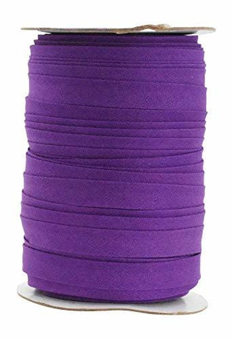 PURPLE 1/2 Double Fold Bias Tape Half Inch Wide Bias Etsy