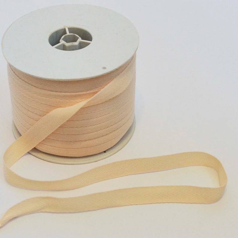 1/2 Inch Twill Tape 1/2 Wide Herringbone Tape Half Etsy