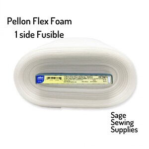 Pellon Flex Foam 1 Sided Fusible Interfacing FF78F1, 20" Wide ...